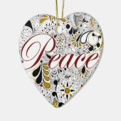 Vrede Keramisch Ornament (Links)