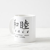 Vrede koffiemok (Voorkant links)