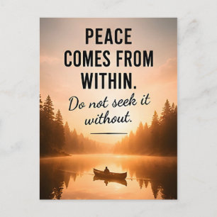 🕊️ Vrede Komt Van Binnenuit Dagelijkse Inspiratie Briefkaart