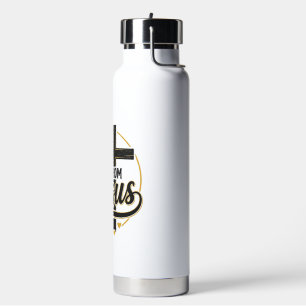 Vrede Komt Van Jezus Christelijk Kruis Shirt Waterfles