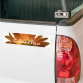 Vrede kweken bumpersticker (Op Truck)