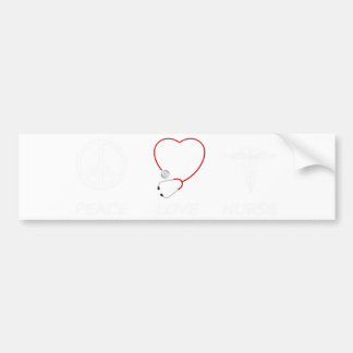 vrede liefde43 bumpersticker