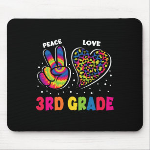 Vrede Liefde 3e klas Luipaard Tie Dye Terug naar s Muismat