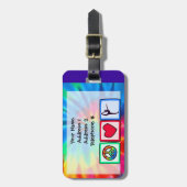 Vrede, Liefde, Ballet Bagagelabel (Voorkant verticaal)