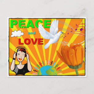 Vrede & Liefde Briefkaart