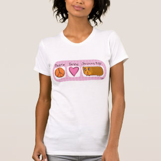 vrede , liefde , cavia ' s t-shirt