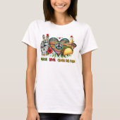 Vrede Liefde Cinco De Mayo Shirt (Voorkant)