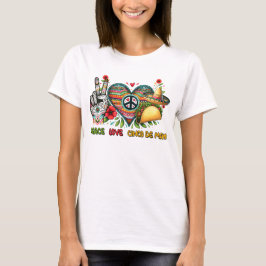 Vrede Liefde Cinco De Mayo Shirt