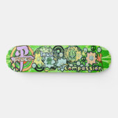 Vrede-Liefde-Compassie-Kanji - Skateboard (Horizontaal)