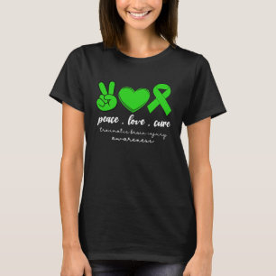 Vrede Liefde Cure Traumatisch Hersenletsel Vrouwen T-shirt