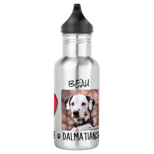 Vrede Liefde Dalmatiër Hondenliefhebbers RVS Wa Waterfles