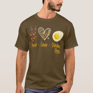 Vrede liefde Deviled Egg T-shirt