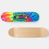 Vrede, liefde, dinosaurussen skateboard (Horizontaal)