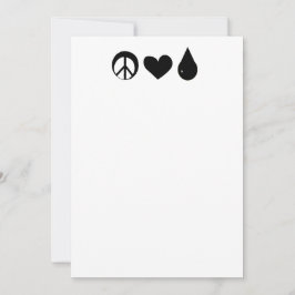 Vrede Liefde en Colostrum briefkaarten