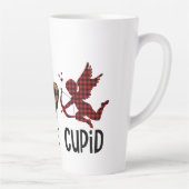 Vrede, Liefde en Cupido Latte Mok (Rechts)