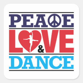 Vrede, Liefde en Dans Sticker