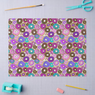 Vrede Liefde en Donuts Tissuepapier