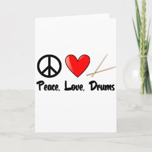 Vrede, liefde en drums kaart