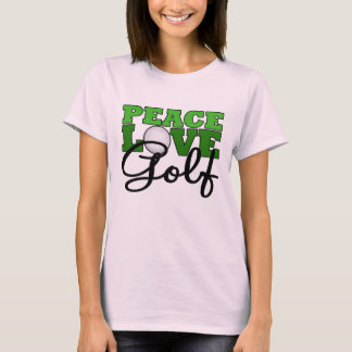 Vrede, liefde en Golf T-shirt