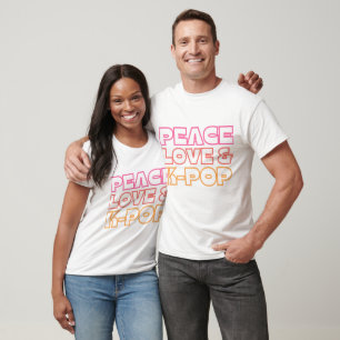 Vrede, liefde en K-Pop T-shirt