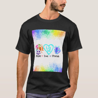 Vrede liefde en kristallen t-shirt