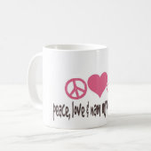 vrede, liefde en naam myoho renge Coffee Mok (Voorkant links)