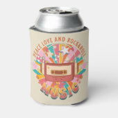 Vrede liefde en rock & roll blikjeskoeler (Blikje Achterkant)