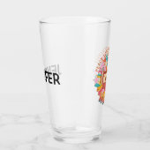 Vrede liefde en rock & roll glas (Rechts)