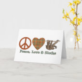 Vrede, liefde en sleuven kaart (Gele Bloem)