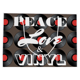 Vrede, liefde en vinyl groot cadeauzakje