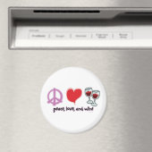 Vrede, liefde en wijn magneet (Insitu (Vaatwasser))