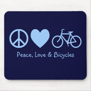 Vrede, Liefde & Fietsen Muismat