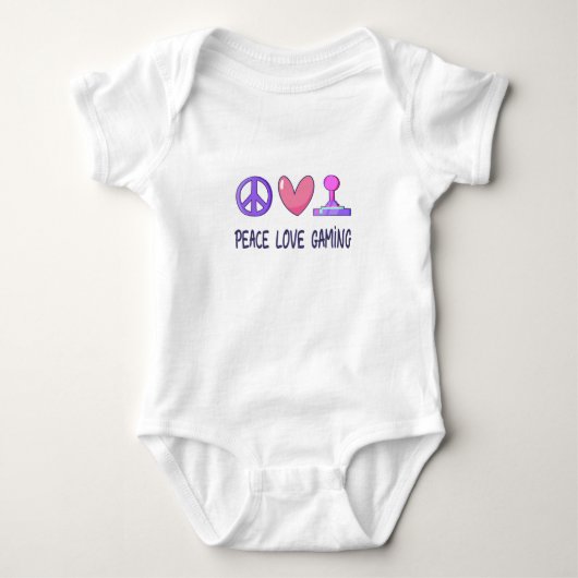 Vrede Liefde Gamen Romper (Voorkant)