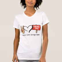 Vrede, Liefde, Garage Verkoop T-shirt