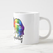 Vrede, liefde & gelijkheid extra grote beker (Rechts)