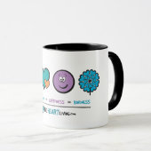 Vrede, liefde, geluk en Mok van de Kindness (Voorkant rechts)