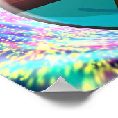 Vrede, liefde, geluk, harmonie poster (Hoek)