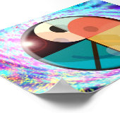 Vrede, liefde, geluk, harmonie poster (Hoek)