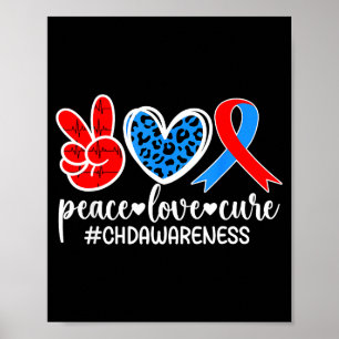 Vrede Liefde Genezing Chd Bewustzijn Chd Moeder Va Poster
