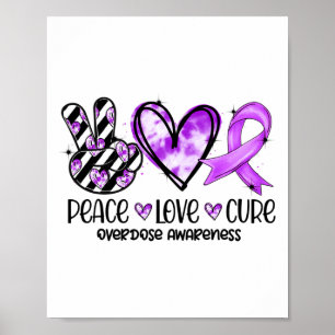 Vrede Liefde Genezing Overdosis Bewustzijn Poster