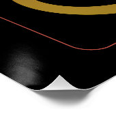 Vrede & Liefde Glanzend Poster Perfect Poster (Hoek)