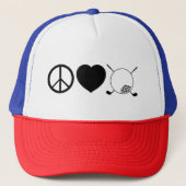Vrede, liefde, Golf Trucker Pet (Voorkant)