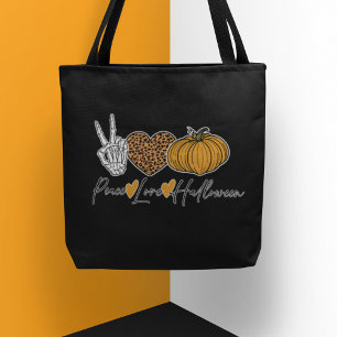 Vrede Liefde Halloween Draagtas