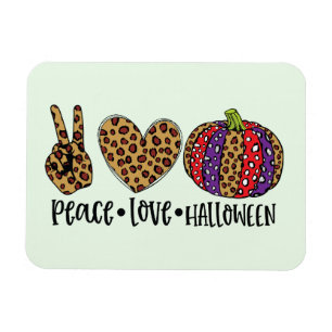 Vrede - Liefde - Halloween Magneet