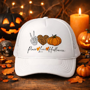 Vrede Liefde Halloween Trucker Pet