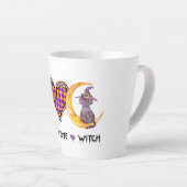 Vrede, liefde, heks latte mok (Rechterhoek)