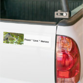 Vrede Liefde Herons Bumpersticker (Op Truck)