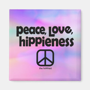 Vrede, liefde, HiPieness Tie Dye Magnet Magneet