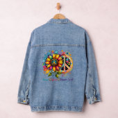 Vrede liefde hippie ziel denim jacket (Hangar)