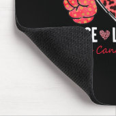 Vrede Liefde Hoop Bloedkanker Bewustzijn Rode Lint Muismat (Hoek)